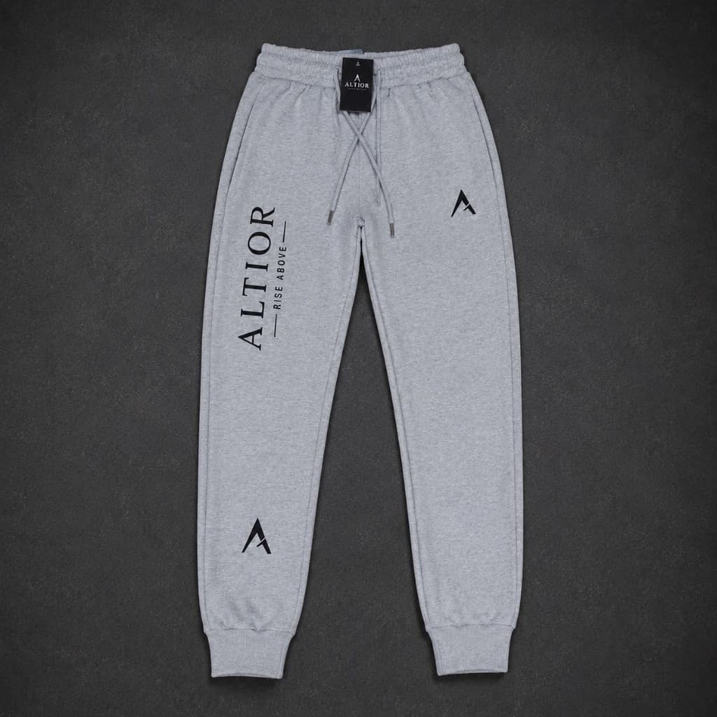 ALTIOR Ascend Track Pants — ASCEND Titanium Set (Grey with black detailing)