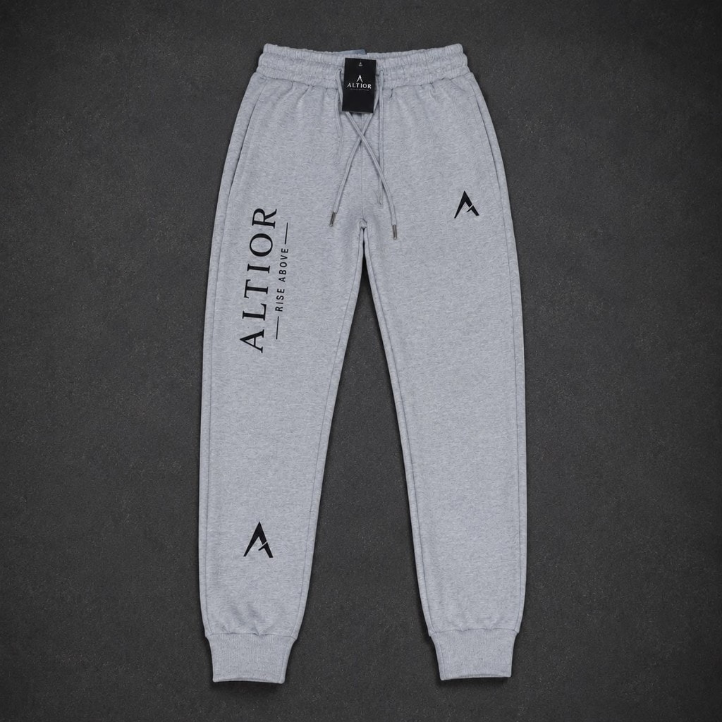 ALTIOR Ascend Track Pants — ASCEND Titanium Set (Grey with black detailing)